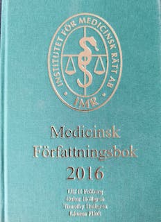 Medicinsk Författningsbok 2010; Ulf Fröberg, Stefan Magnusson; 2010
