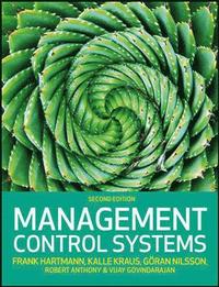 Management Control Systems; Frank Hartmann; 2020